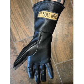 EPT Bull Ropes Bull Riding Glove Adult Black Cowhide EPT Brand 10.0 Right Hand
