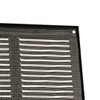 EUROPLAST Black 14x6 Duct Opening Vent Cover with Screen Mesh