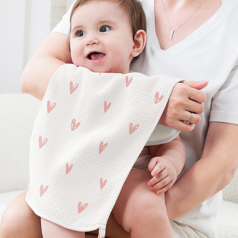 Susurration Muslin Burp Cloths, Soft Baby Burping Cloths for Unisex