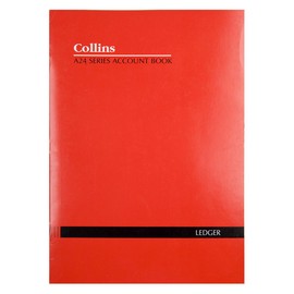 Collins A24 Series Double Ledger Account Book, Size A4