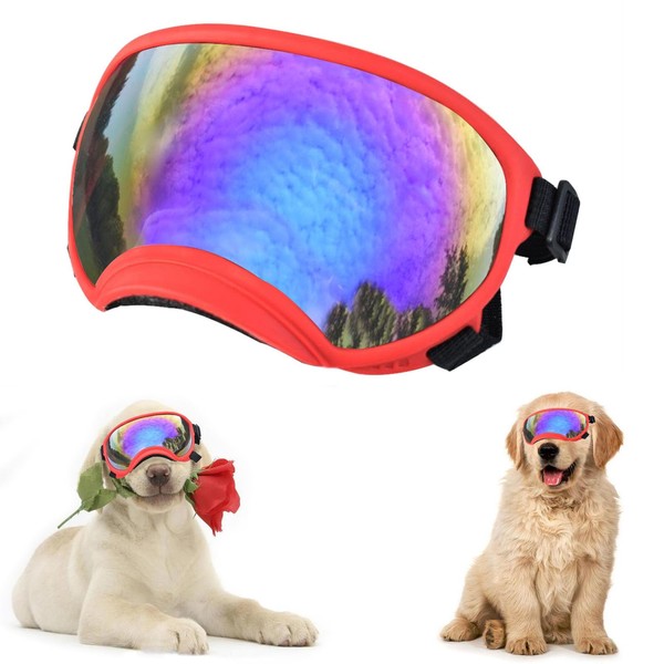 Soft Samll Dog Sunglasses Dog Goggles for Large Breed UV/Wind/Dust