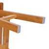Multipurpose Small Bamboo Stool Foot Rest Stool Shower Low Bench
