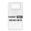 100% Egyptian Cotton Flat Sheet Super Soft Breathable Hypoallergenic Easy