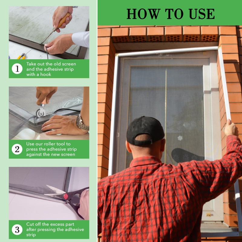 Screen Roller Tool - Rolling Tool for Installing Door &