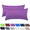 NatureMark Pack of 2 Jersey Cushion Covers, Side Sleeper Pillows,