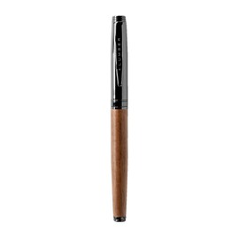 BALLPOINT PEN SLEEK ROUND BALL PEN SLEEK POINT WOOD PLUSH (Walnut)