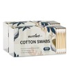 ourmed life Hisopos De Algodón Biodegradables De Bambú Y Algodón,