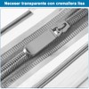 CGBE Set de 3 Neceseres de Viaje Impermeables - Transparente
