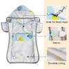 AUTOWT Waterproof Dog Raincoat, Clear Hooded Double Layer Dogs Rain
