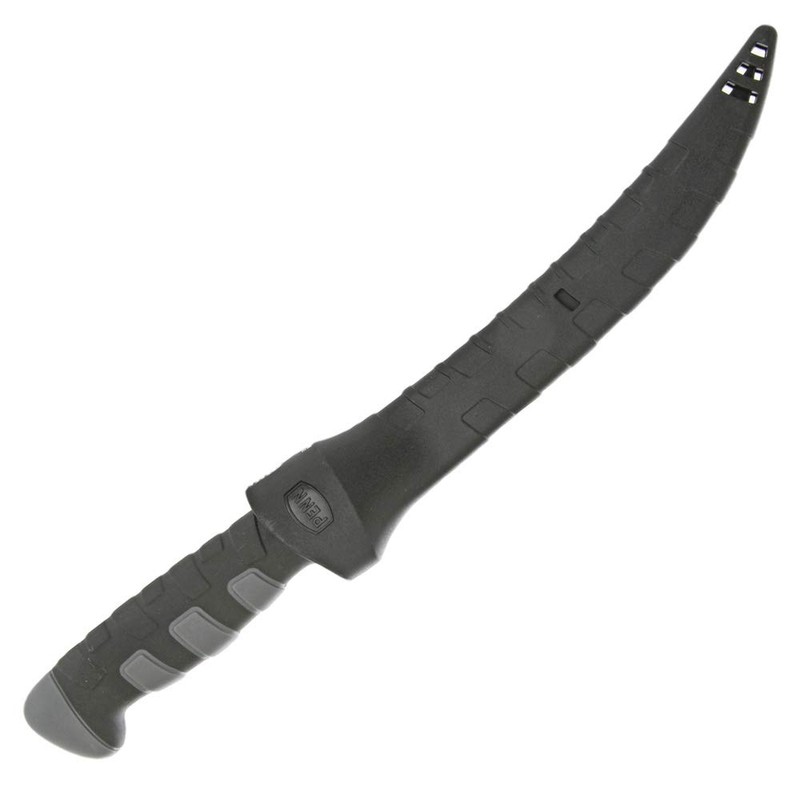 PENN Fillet Knife , Black/Gray, 8in Curved Breaking