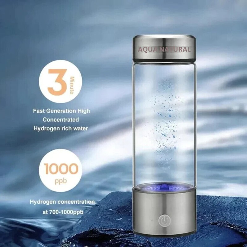 AquaHealth Hydrogen Water Bottle