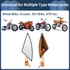 INFINAUTO Motorcycle Rear View Mirrors Bar End Side Mirrors Mount