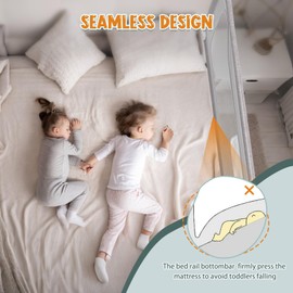G TALECO GEAR Bed Rail for Toddlers, Stable Protective Bed Side Rails, Baby Bedrail Guard for Twin Full Queen & King Size Bed (74.8 Inch, 1 Piece)