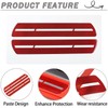 Lcojicep Car Door Sill Guard Trim StickerCompatible with Corvette C6