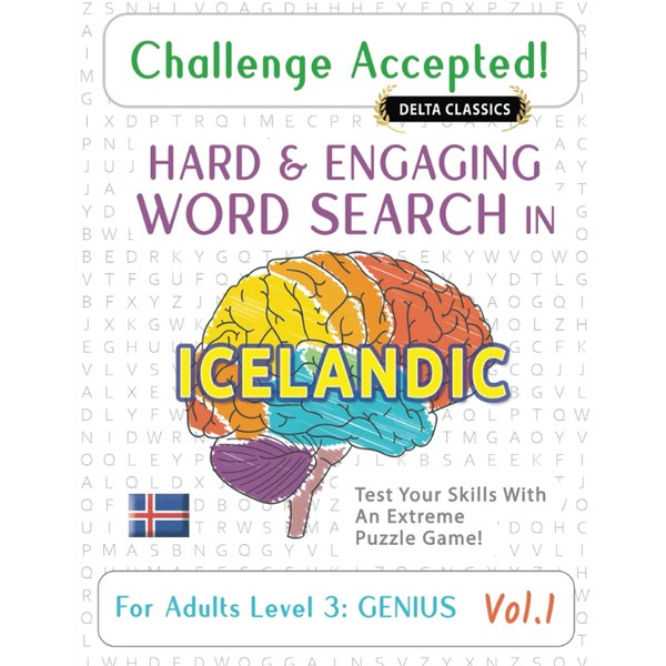 CHALLENGE ACCEPTED! - HARD AND ENGAGING WORD SEARCH IN ICELANDIC