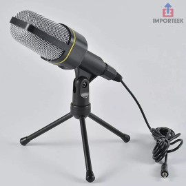 Importeek Microfono Condensador Alambrico Celular Computadora + Tripie
