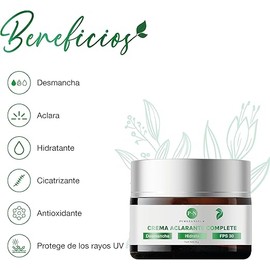 PUREZA NATUR Crema Facial aclarante para paño en cara y cuerpo | Humecta y aclara la piel desvanece arrugas y repara cutis face repair