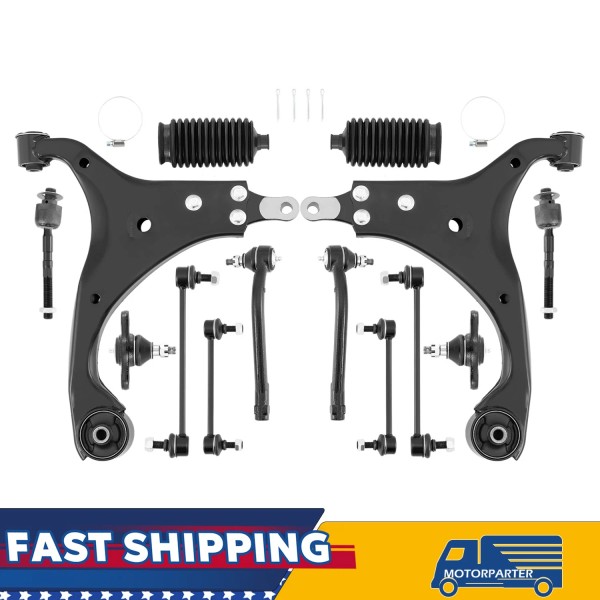 Motorparter Box(14) Front Control Arms & Ball Joint Sway Bar