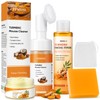 4Pcs Turmeric Skin Care Set- Soap Bar, Facial Cleanser, Toner