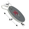 GRAPHICS & MORE Rider University Secondary Logo Floating Keychain Oval