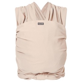 Hoppediz Elastic Baby Sling For Premature And Newborn Babies, Including Carrying Instructions cream