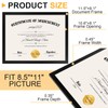 YixangDD 10 PACK Certificate Frames 8.5 x 11, Black Diploma