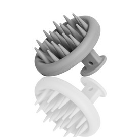 Reeviveh Scalp Stimulating Rubber Hair Brush, Gentle Massage Bristles for Hair Growth and Enhanced Product Absorption.