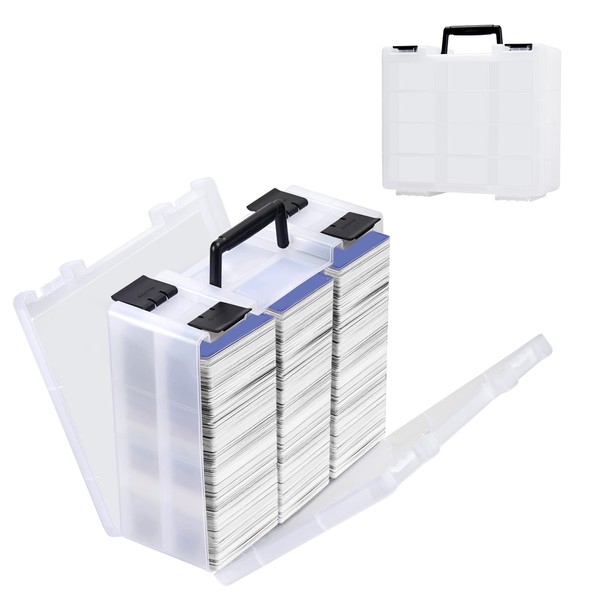 BRAPPO Trading Card Storage Box for 3200+ Double Sided Card