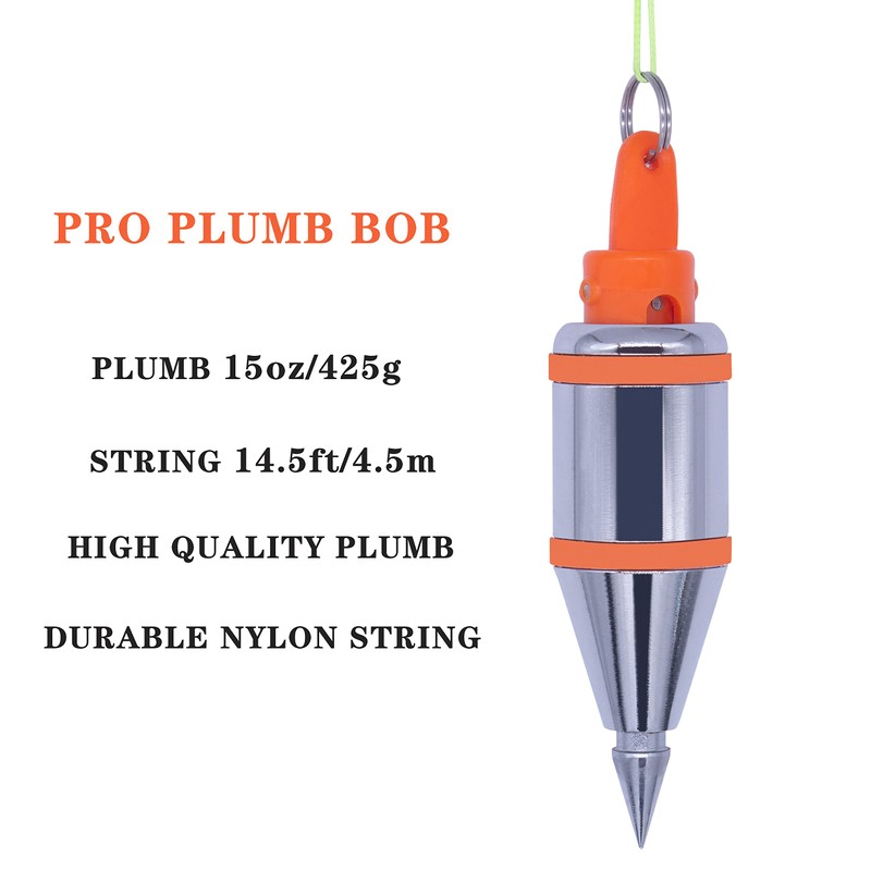 Plumb Bobs Magnetic - 15 oz(425g) Plumb Rite With 14.5