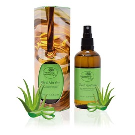 Aloe Vera Oil 100ml - Ideal for Dry and Dehydrated Skin 100% Natural