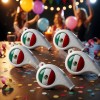 5pieza Silbatos Luz Led Luminosos Plastico Fiesta Fan Futbol