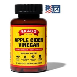 Bragg Cáp Vinagre Sidra Vitamina Zinc 750mg 90cap