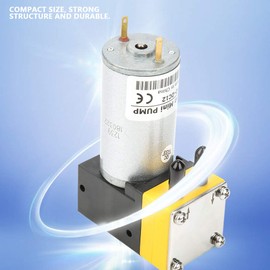 12 V, 0,4 Bis 1 L Pro Minute, Elektrischer Gleichstrommotor, Mikromembran-Vakuum, Selbstansaugende Wasserpumpe für Instrumente, Medizinindustrie