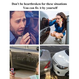 SYOAUTO Pearl Black Touch Up Paint for Cars Auto Touch up Paint Scratch Repair Pen Brush and Tip 2 in 1 Pearl Black