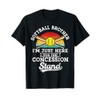 Retro Softball brother I'm Just Here for Concession Stand T-Shirt