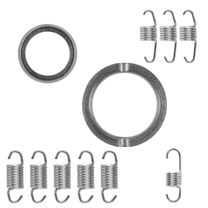 Caltric Exhaust Muffler Gaskets and Springs Kit for Arctic Cat