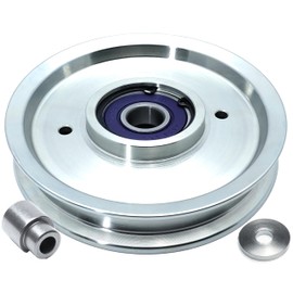 BigBearing 126124 604231 Rebuildable Billet Idler for Hustler FasTrak SDX TrimStar Surfer Pro Raptor SD SDX X XD XDX XL Flip-Up & Limited, BigDog Blackjack Alpha MP Big Dog 607479 15213 280-811 Mower