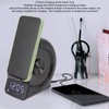 3 in 1 Bluetooth Speaker PC ABS Alarm Clock with
