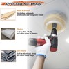 DaduoRi 4 Hole Saw Dust Bowl for Recessed Lighting with