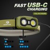 Mossy Oak 600 Lumens Rechargeable Headlamp, Lightweight LED Headlight with