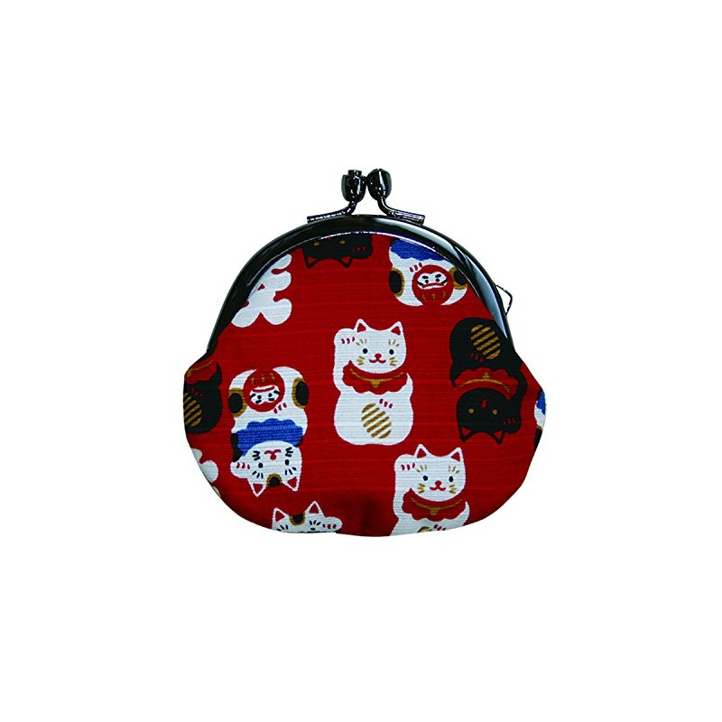 Maeda Dyko Washu Hiwa Funny Japanese Pattern Maneki Neko Round