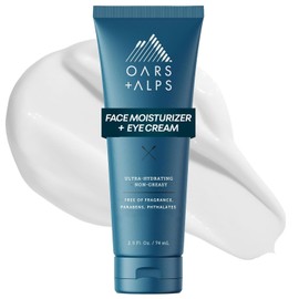 Oars + Alps Anti-Aging Face Moisturizer & Eye Cream Moisturizes skin with shea butter and jojoba oil Lightweight, non-greasy, vegan, gluten-free 2.5 Fl Oz / 노 + 알프스 안티에이징 페이스 모이스처라이저 & 아이 크림 시어 버터와 호호바 오일로 수분을 공급하는 피부 가볍고 기름지지 않으며 비건 글루텐 프리 2.5 Fl Oz