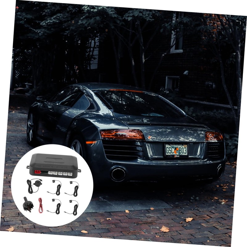 GLEAVI 12v Car Auto Reversing Sensor System with Proximity Sensors