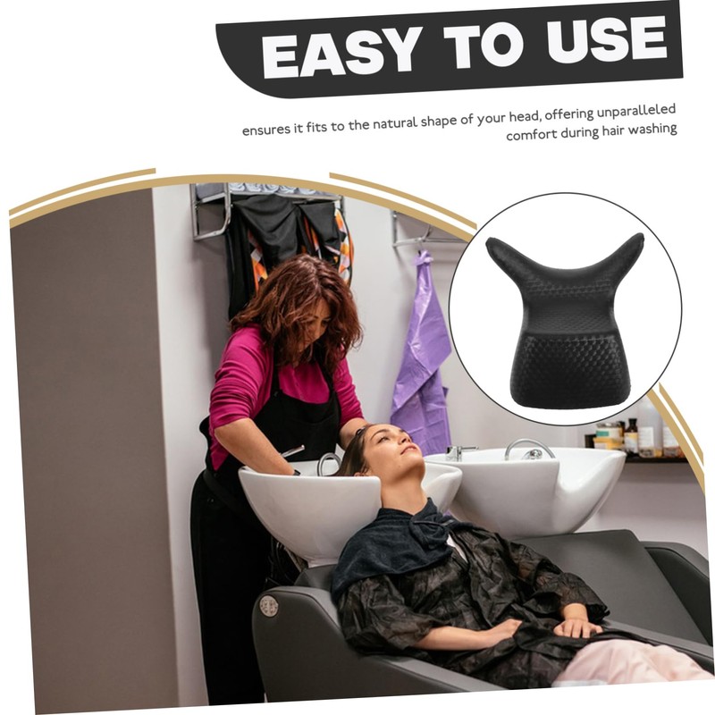 KOMBIUDA Hair Washing Neck Cushion Ergonomic Bathtub Pillow for Salon