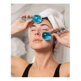 ML CRISTAL BALLS Ice Globe Balls Ojera Facial Frío Masaje + Suero Hialurónico