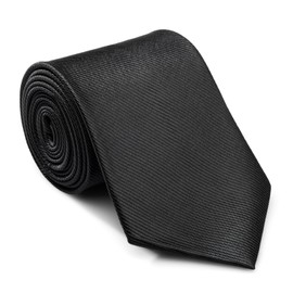 maikun Necktie, Business, Men's, Stylish, Job Hunting, Formal, Men's Uniform, Width 3.1 inches (8 cm), Washable, Striped, Black