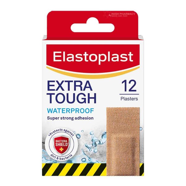 Elastoplast Extra Tough Waterproof Plasters 12 Pack