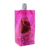 ICE BAG Collapsible Wine Cooler Bag (Translucent Pink)