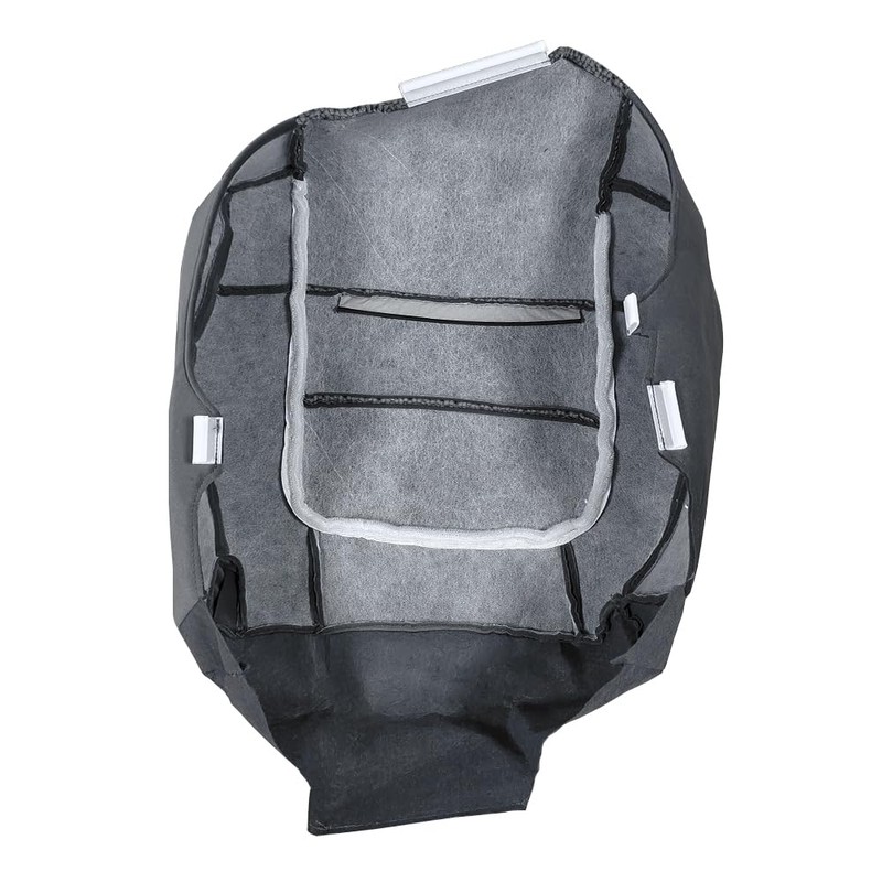 Zieichy Driver Side Bottom Replacement Cloth Seat Cover Gray Compatible