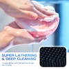 Manmihealth Silicone Back Scrubber(Thick Bristles) & Soft Bath Glove Set,